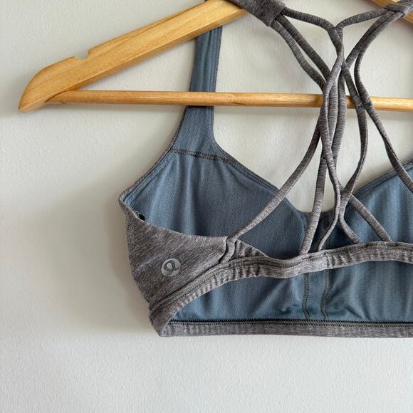 Lululemon Fee To Be Sports Bra Heathered Gray 4 - Picture 4 of 5
